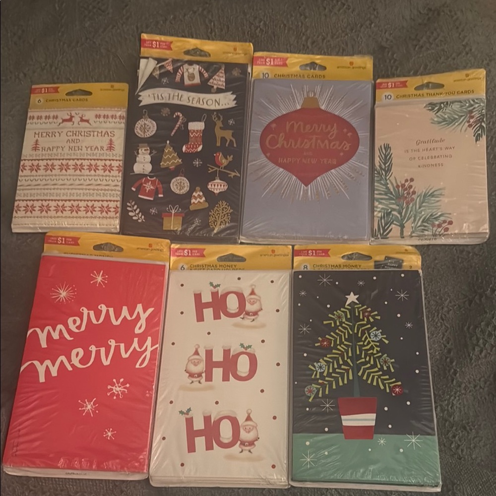 American Greetings Holiday Decor Red and White Christmas Collection